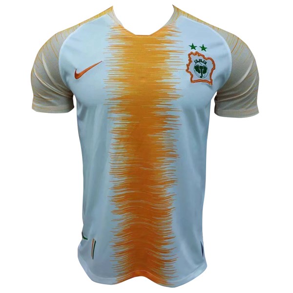 Trikot Trainingsshirt Costa D'Avorio 2018 Gelb Weiß Fussballtrikots Günstig